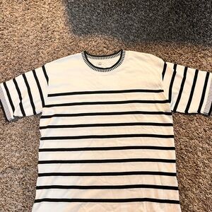 Striped Black and White T-Shirt